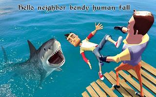 Hello Human Neighbor Fall Hide Bandy Seek Flat Tip Affiche