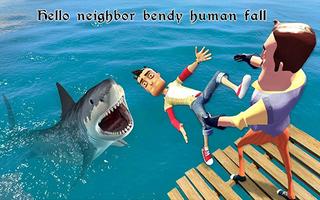 Hello Human Neighbor Fall Hide And Seek Flat Tips الملصق