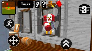 Neighbor Clown. Scary Escape imagem de tela 1
