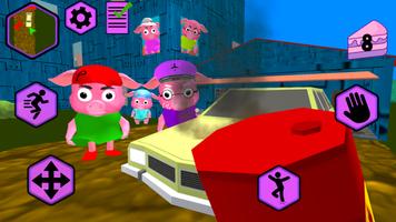 Neighbor Piggy. Obby Family Escape 3D تصوير الشاشة 2
