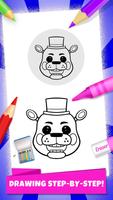 five coloring nightsmare постер