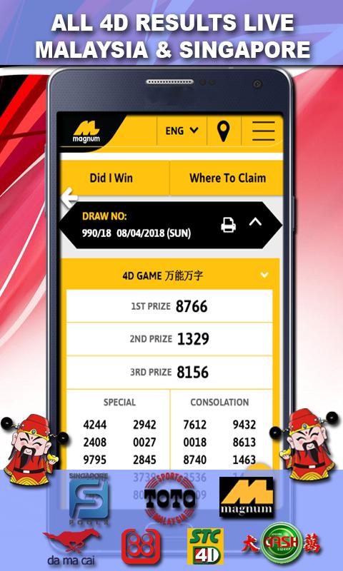 All 4d Results Live Malaysia Singapore For Android Apk Download