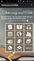 Poster Dictionary and Bible KJV
