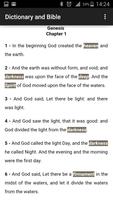 Dictionary and Bible KJV screenshot 1