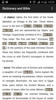 Dictionary and Bible KJV captura de pantalla 2