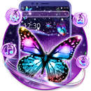 Neon Beautiful Butterfly Theme APK