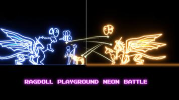 Ragdoll Playground Neon Battle Affiche