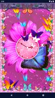 2 Schermata Neon Butterflies Wallpaper