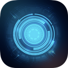 آیکون‌ Neon Blue Technology Theme