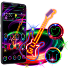 Neon Guitar Theme آئیکن