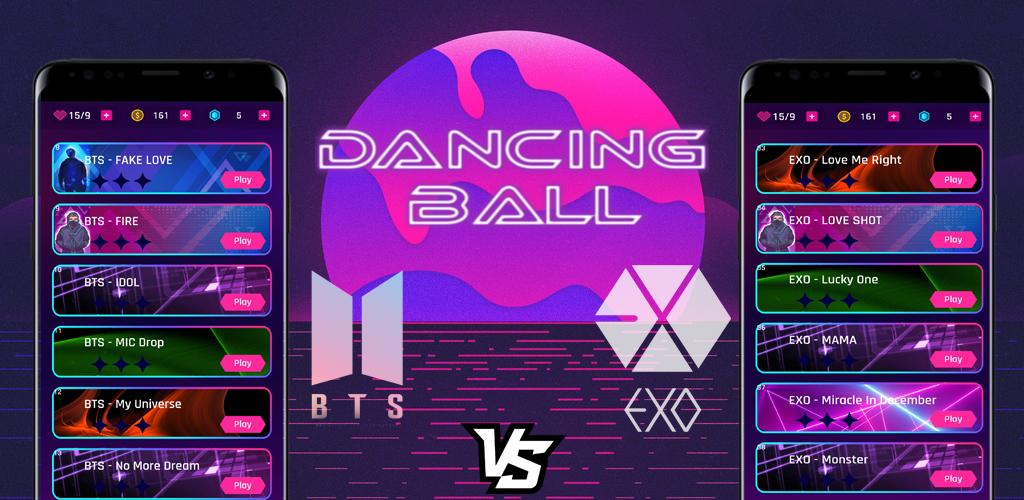EXO vs BTS Road: Dancing Ballapp截图