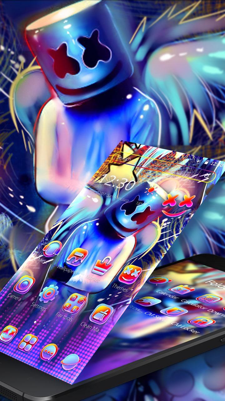 Neon Dj Marshmallow Theme For Android Apk Download