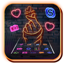 Neon finger love theme APK