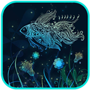 Neon Fish Sparking Theme APK