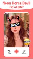 Neon Horns Photo Editor скриншот 2