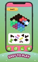 Hexa jigsaw puzzle: Hero Block screenshot 1