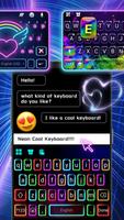 برنامه‌نما Neon Cool Keyboard&Themes عکس از صفحه