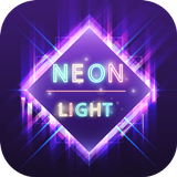 Neon Light Board - Lauftext