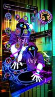 Neon DJ Music Colorful Theme скриншот 2