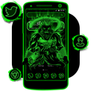 Neon green ball theme APK