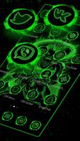 1 Schermata Tema di palla verde al neon