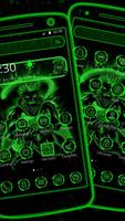 2 Schermata Tema di palla verde al neon