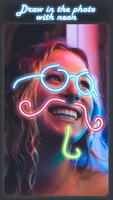 Neon Foto Editor Plakat