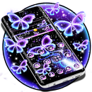 Neon butterfly theme APK