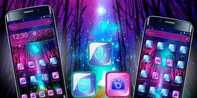 Neon sterrenhemel thema screenshot 3