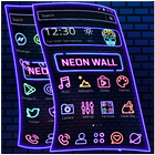 Neon wall theme আইকন