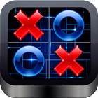 Tic Tac Toe Glowing icon