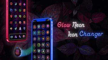 Glow Neon Icon Changer Affiche