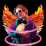 Neon Wings Image Editor icon