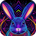 Neon animal Wallpaper icon