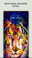 Neon animal Wallpaper poster
