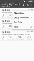 Mining Rig Control ภาพหน้าจอ 2