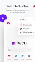 NEON الملصق