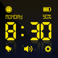Jam Malam Digital Neon Pintar