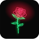 Neon Flower Wallpaper APK