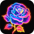 Neon Flower Wallpaper APK