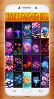 Neon Flower Wallpaper capture d'écran 1