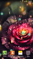 霓虹花朵动态壁纸 海报