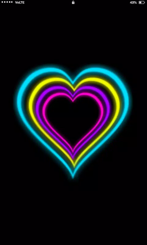 Neon Hearts Live Wallpaper keeps Pulse! - free download