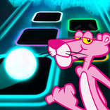 The Pink Panther Tiles Neon Jump