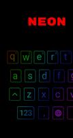 Neon Led keyboard  - Neon RGB  poster
