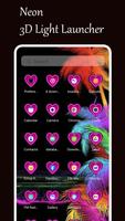 Neon Launcher 3D Light imagem de tela 3
