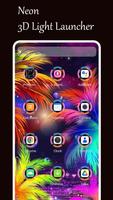 Neon Launcher 3D Light plakat