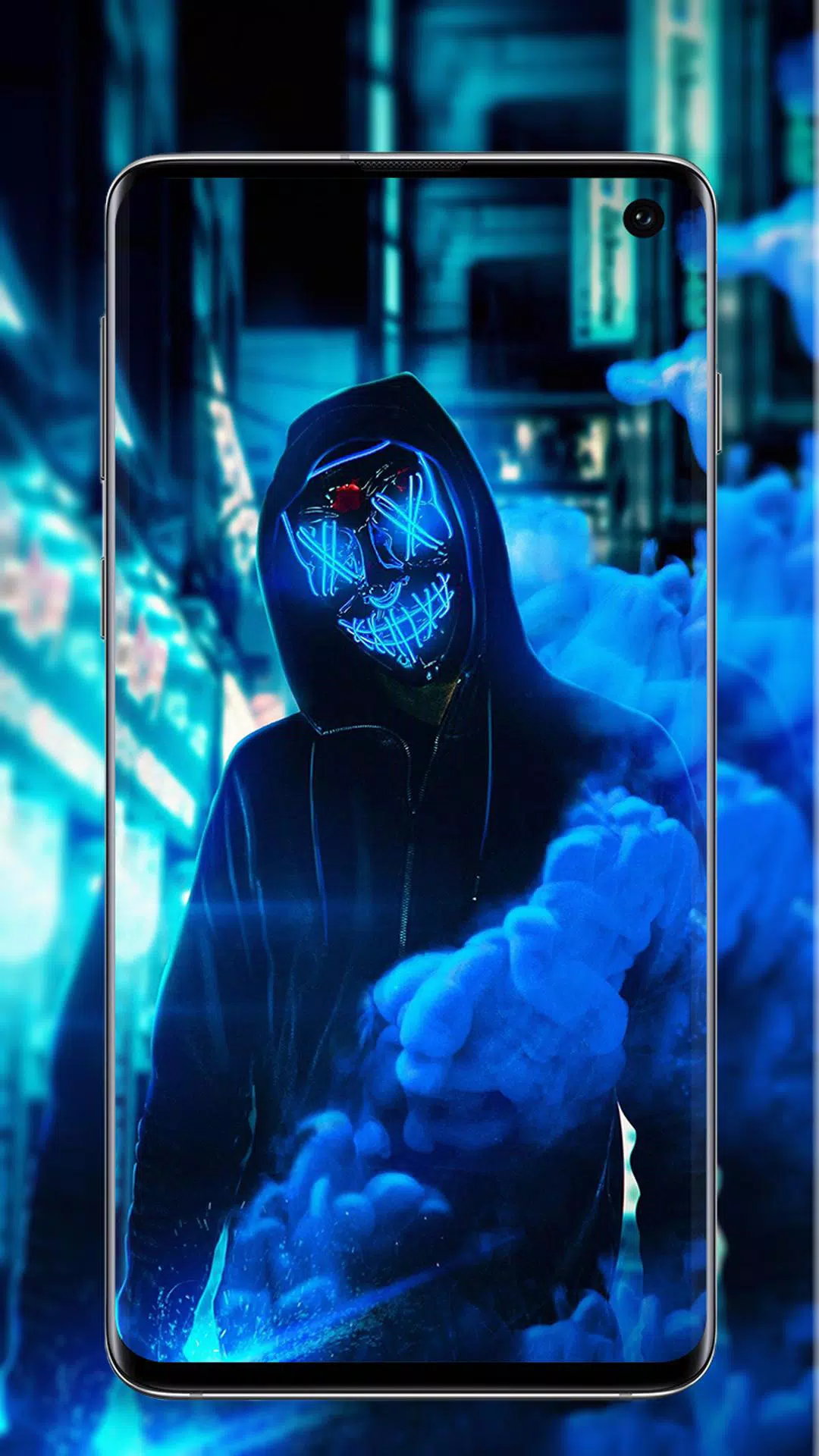 Neon Mask Wallpaper For Android Apk Download