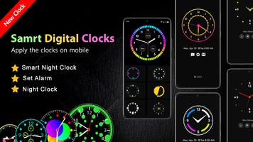 Neon Night Clock: Live Clock 海報
