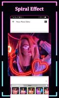 Neon Photo Editor Affiche